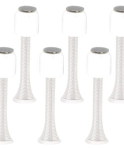 Magna Stop Magnetic Doorstop Converters White 6 Pcs Pack