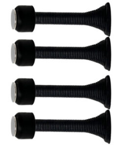 Magna Stop Magnetic Doorstop Converters Black 4 Pcs Pack